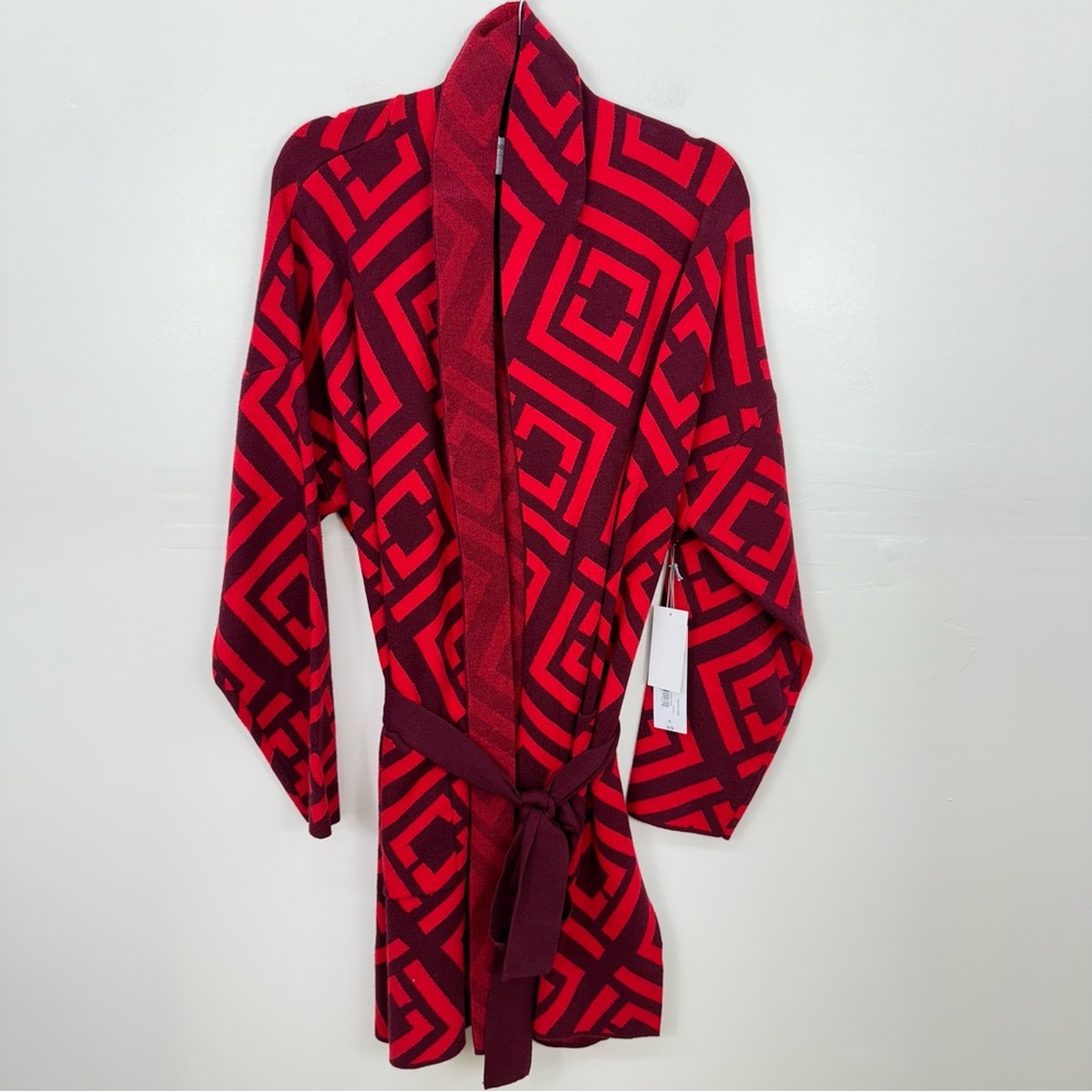 Liz Claiborne NWT Geometric Red Women's Jacket C10